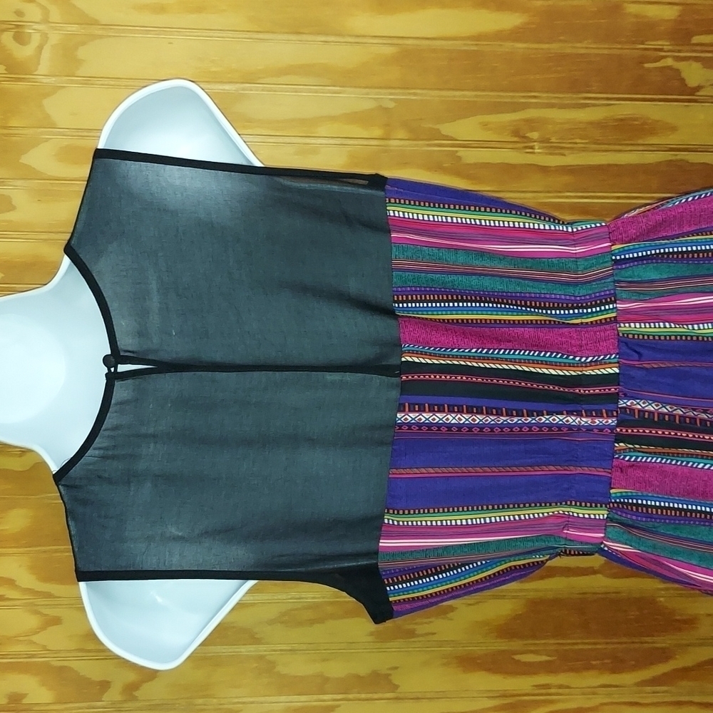 Yaya Nom de Plume multi color dress - Picture 5 of 7